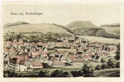 Postkarte: Ansicht Onstmettingen um 1910