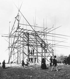 Raichberg-Turm Bau am 6. Mai 1928